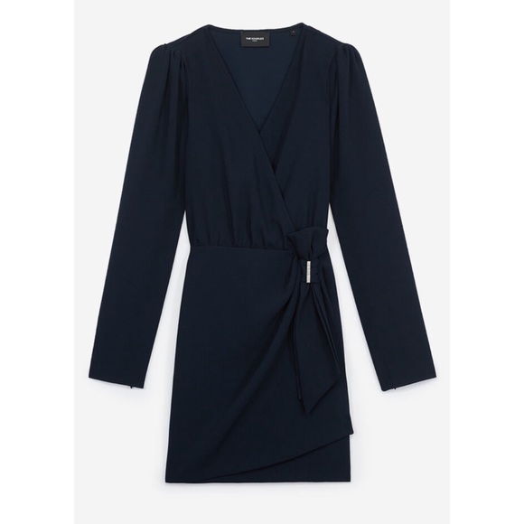 The Kooples 2024 Sz 1 Navy Dress with Sleeves - Picture 2 of 16